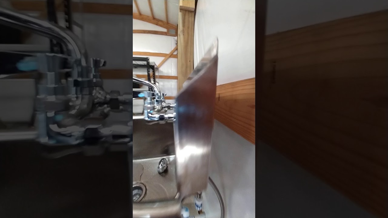 Stainless steel utility sink