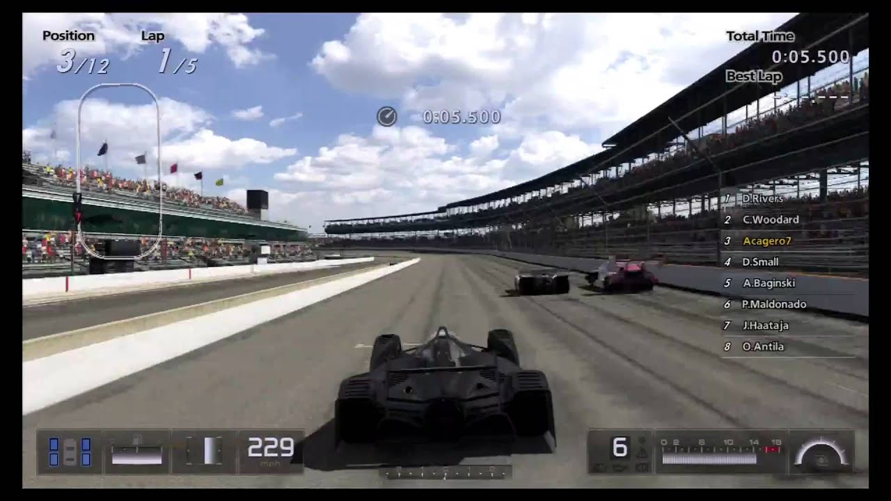 Gran Turismo 5 - Red Bull X2010 Prototype on INDY SpeedWay