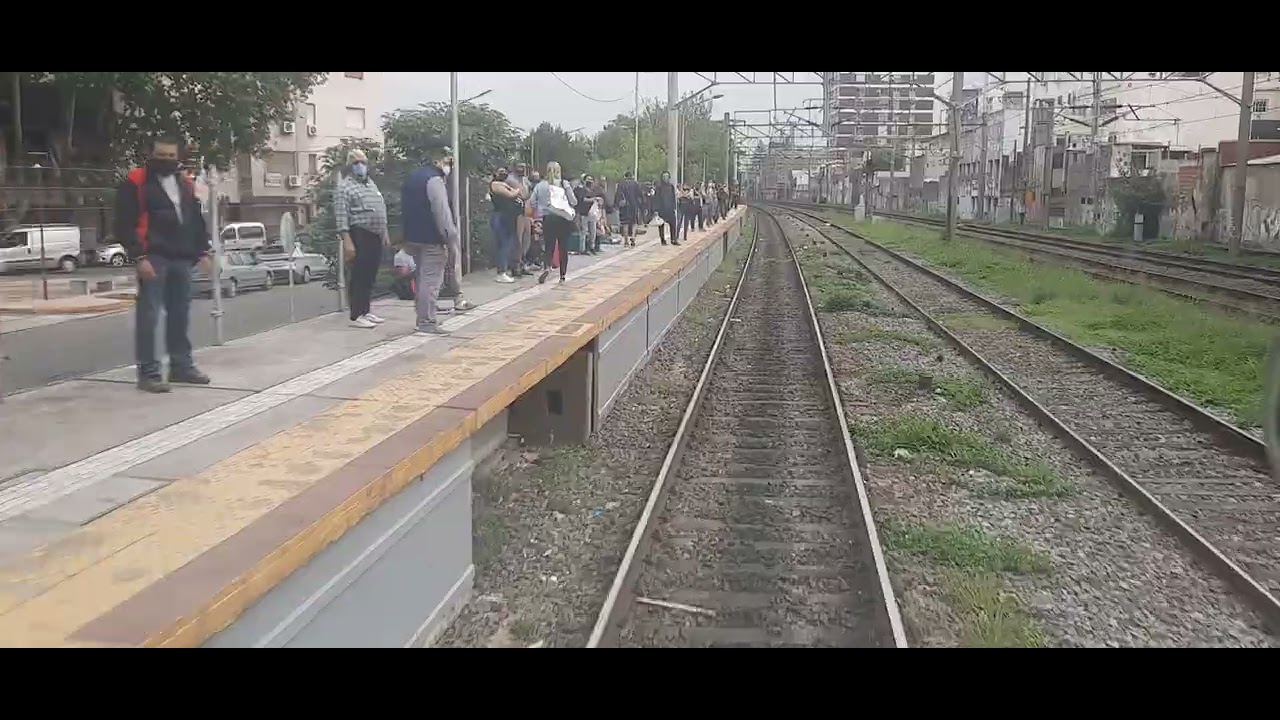 Cabview, Línea Roca, P. Constitución - Bosques. (S. Directo, Vía Temperley Circuito) #train #trenes