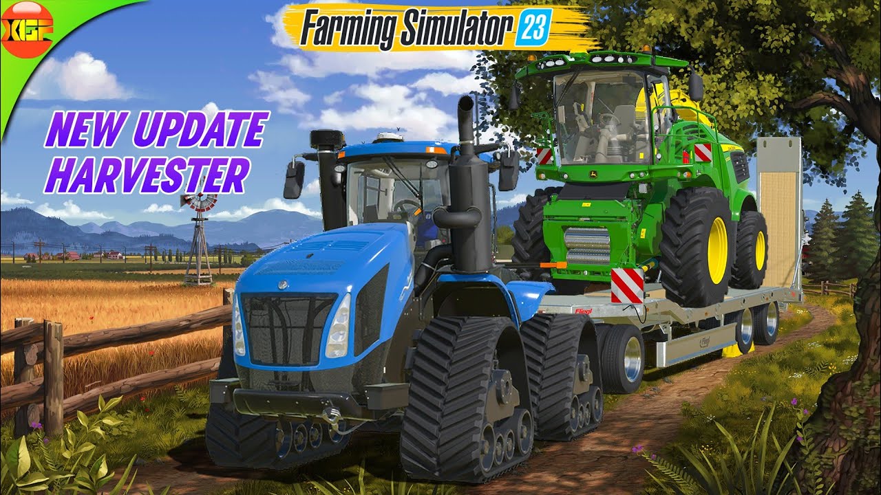 New DLC John Deere Forage Harvester in Farming Simulator 23 Gameplay
