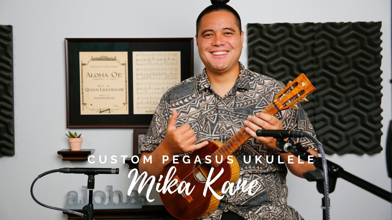 Custom Pegasus Ukulele | demo by Mika Kane