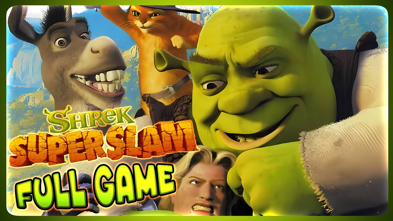 Shrek SuperSlam FULL GAME Walkthrough (Gamecube, PS2, XBOX) 4K