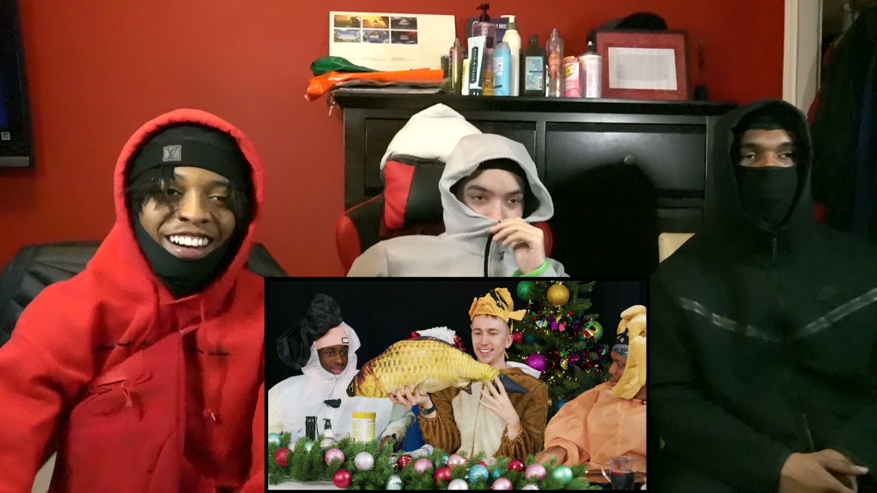 KSI CAN'T EVEN STAY AWAKE 🤣💀 | AMERICANS REACT TO SIDEMEN CHRISTMAS MUKBANG 🎄