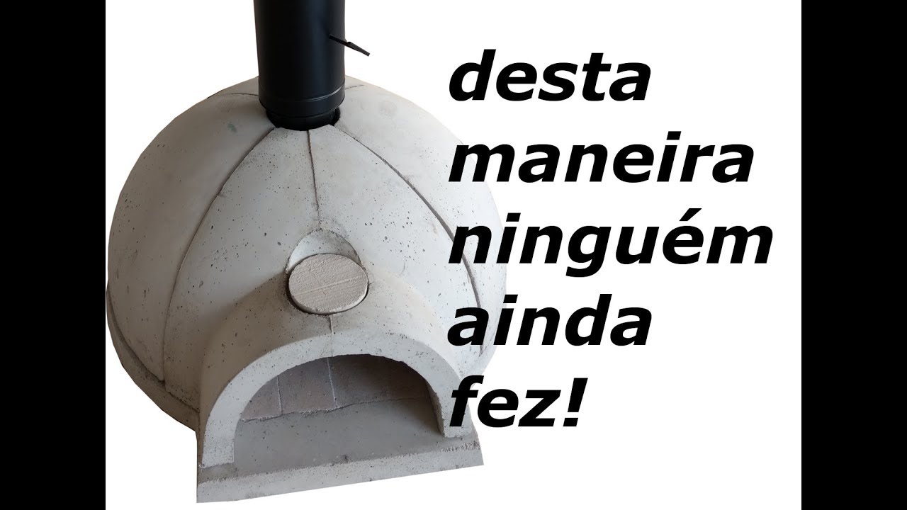 Como fazer Forno a lenha modelo iglu (de uma maneira diferente)