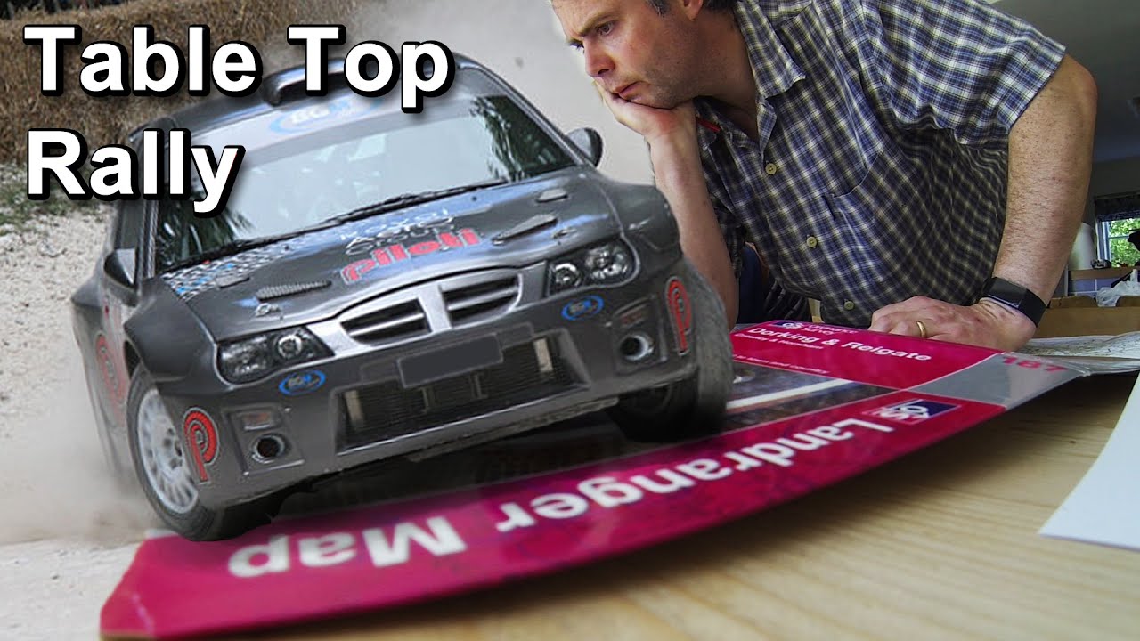 Tabletop Rally (Navigator practice) in leiu of available motorsport sessions (No MG Midget)