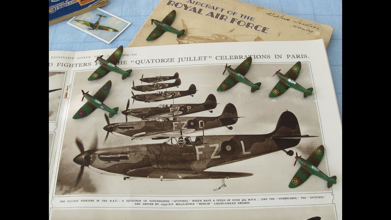 A near forgotten collection of older Dinky Toy aircraft.
