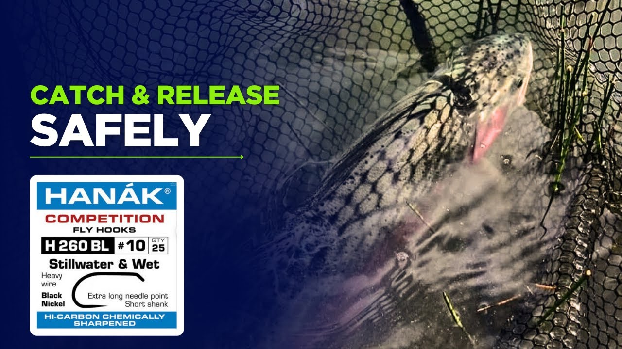 Fly Fishing UK - Catch & Release Trout Safely - Ellerdine Lakes - Fish Care - Stillwater Trout