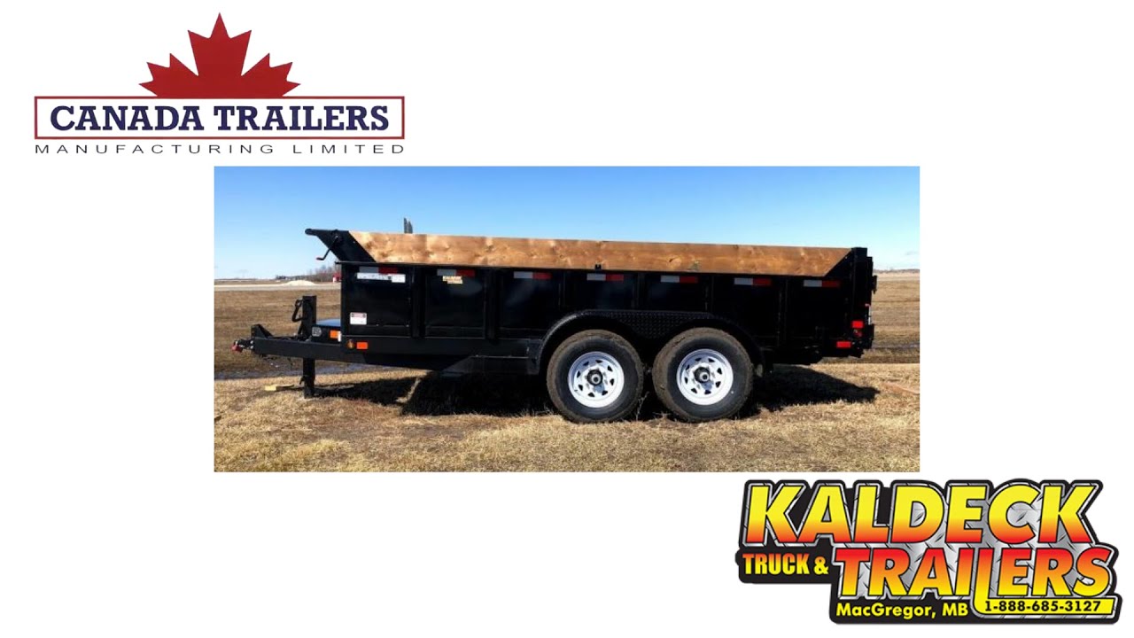 2020 Canada Trailers 14' 14000lb Ultra Duty Dump Trailer