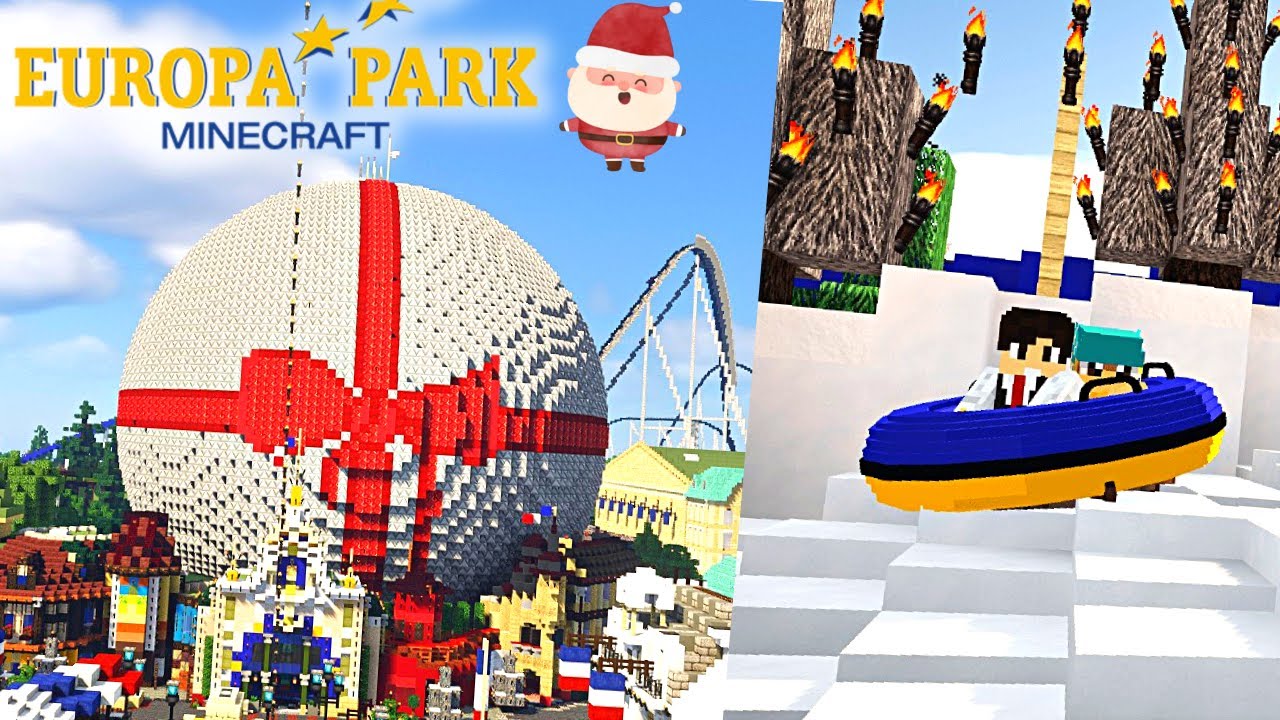 J'ai privatisé EUROPAPARK pour NÖEL ! 🎄🎢 (Minecraft)