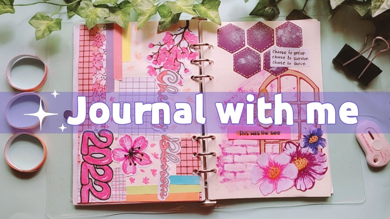 (Day-2) Journal ideas with homemade journal supplies - Journal with me