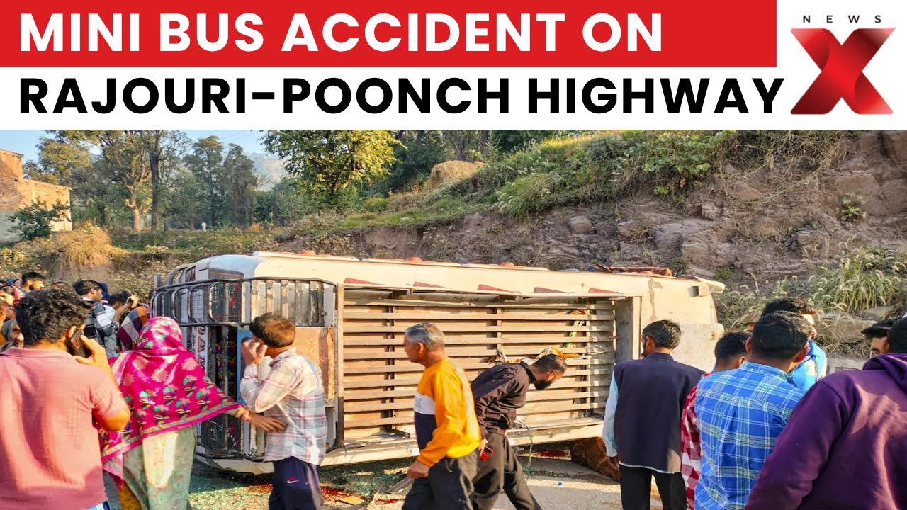 Jammu & Kashmir: Mini Bus Accident on Rajouri-Poonch Highway | Several Students Injured