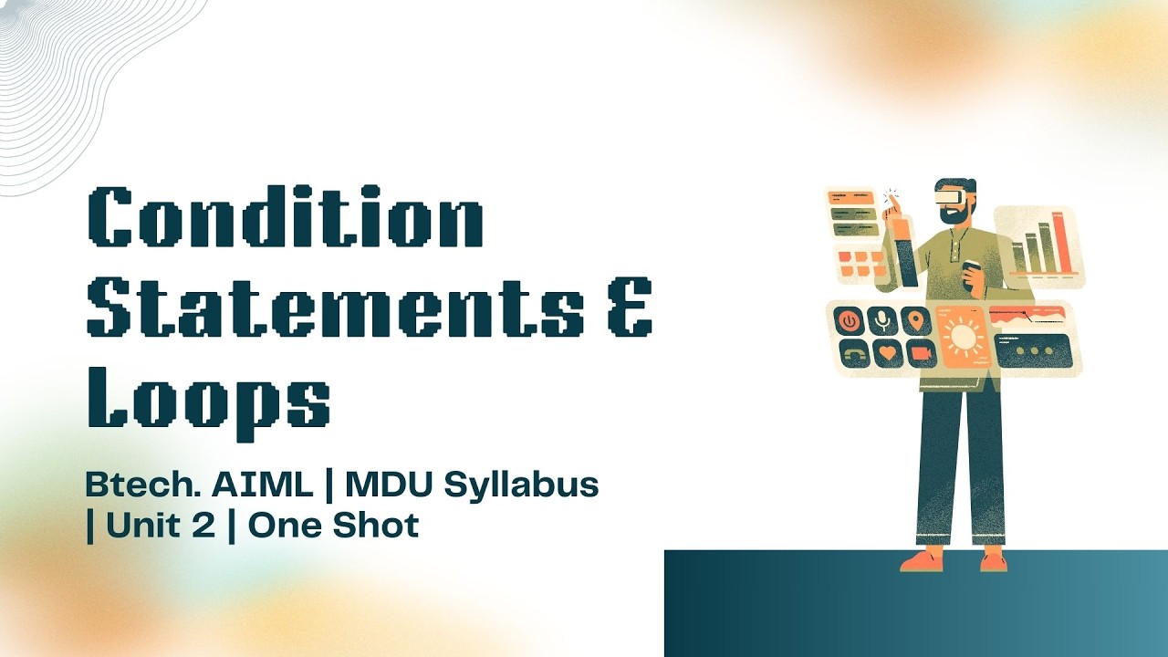 Conditional Statements | Unit 2 | R Programming | One Shot | Complete video | MDU Syllabus | Btech