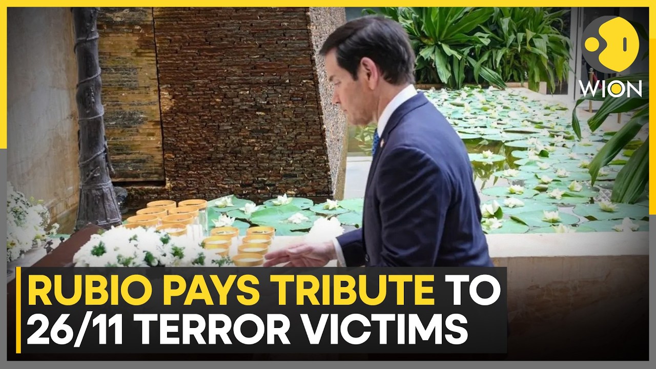 US Secretary of State Marco Rubio Lays Wreath at 26/11 Memorial | WION