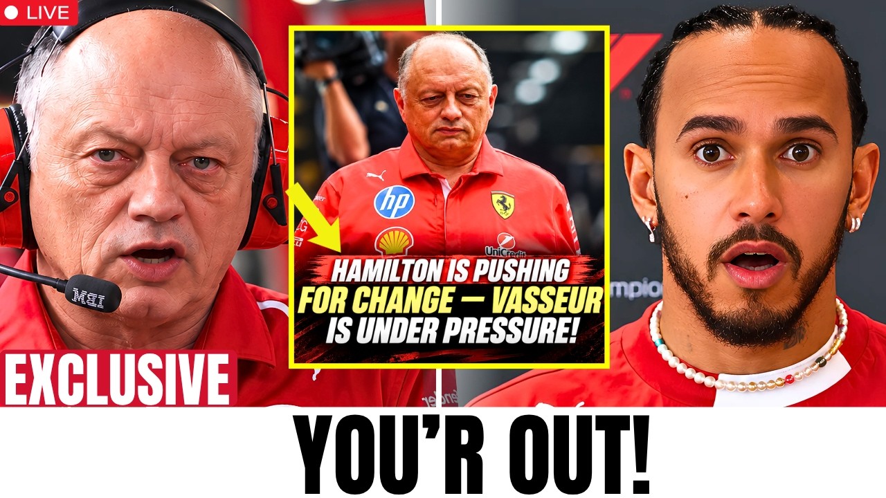 LEWIS HAMILTON BREAKS HIS SILENCE! Powerful Warning to Ferrari Boss Fred Vasseur!