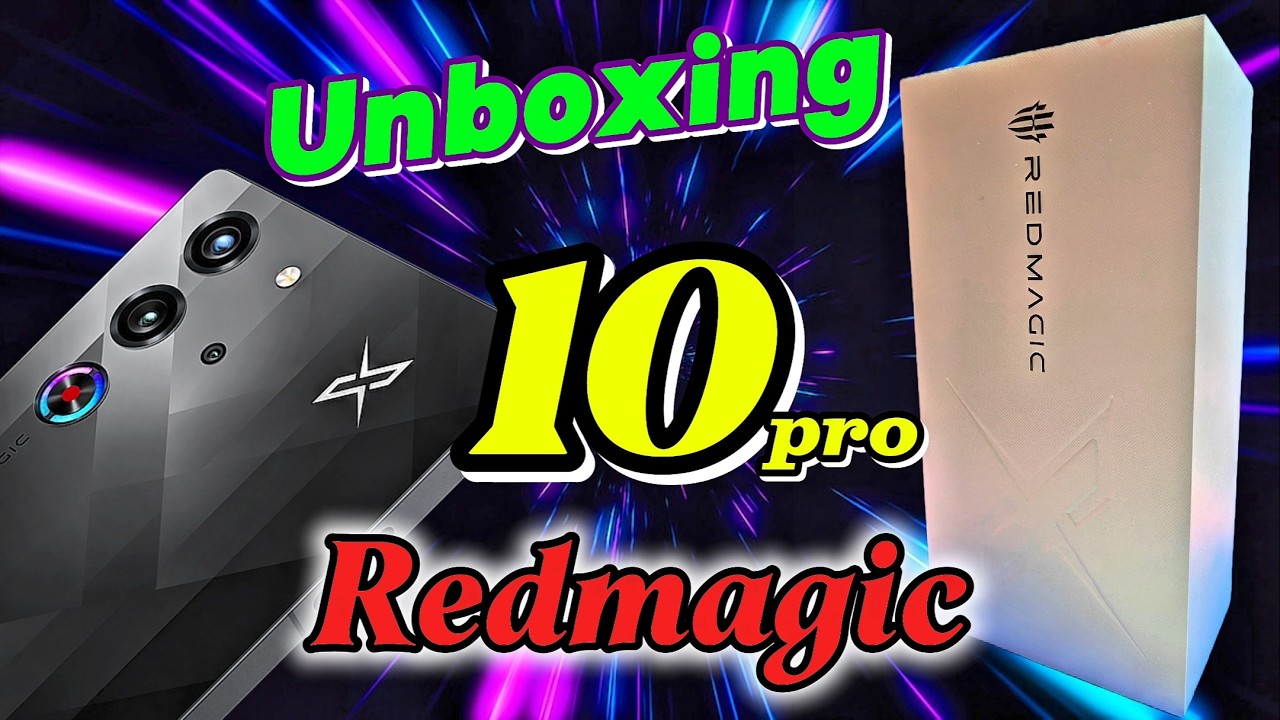 Unboxing del REDMAGIC 10 PRO Shadow y COOLER 04 | Snapdragon 8 elite