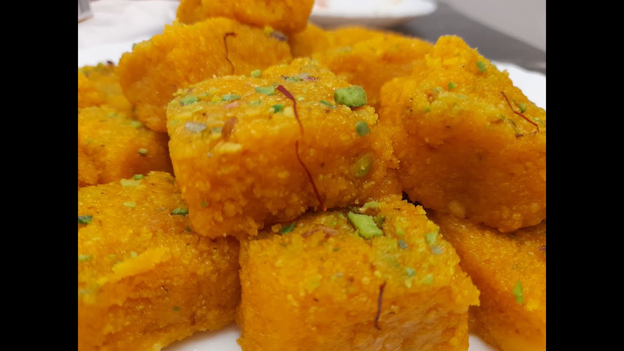 Moong Dal Badam Barfi | Dilkhushal Barfi | Cooking With Anjana