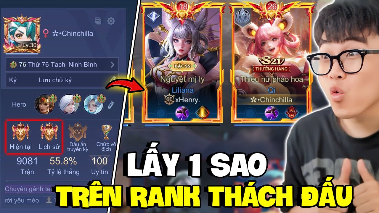 VUX TRẢI NGHIỆM LEO RANK THÁCH ĐẤU MÙA S2 VỚI BARON QI LẤY 1 SAO KHÓ KHĂN NHƯ THẾ NÀO