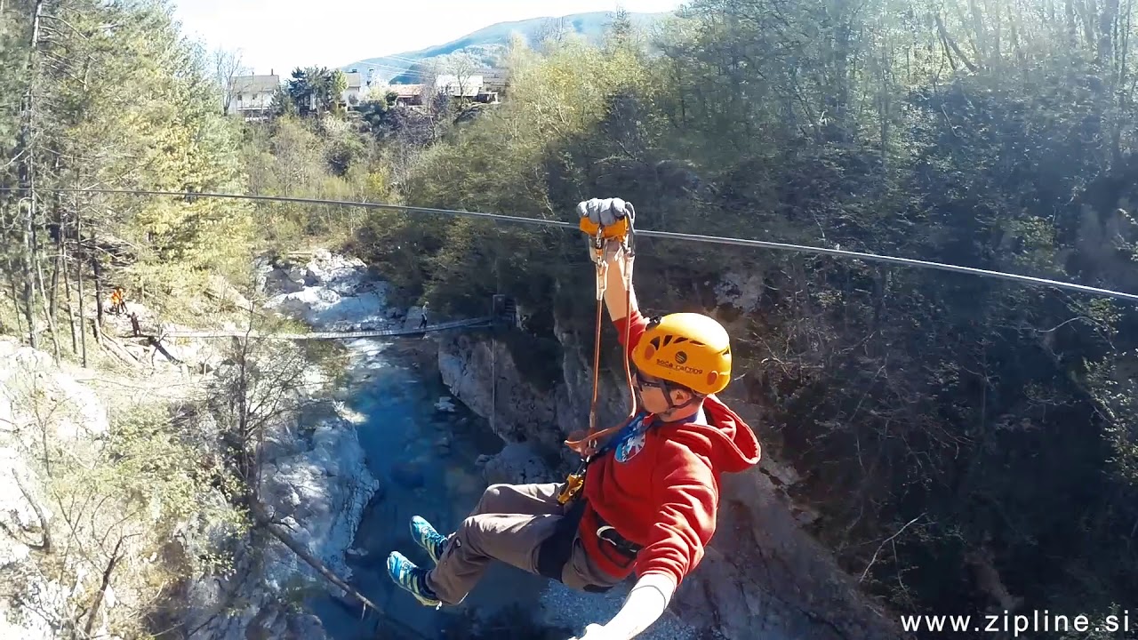 Bovec Zipline - kanjon Učja