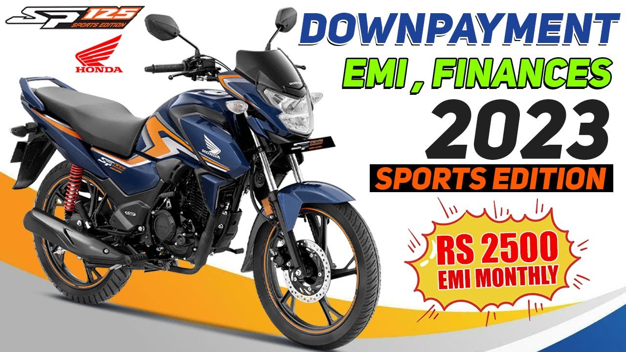Honda SP125 Sports Edition Downpayment and EMI || Honda SP125 Special Edition Finance💥Loan Process