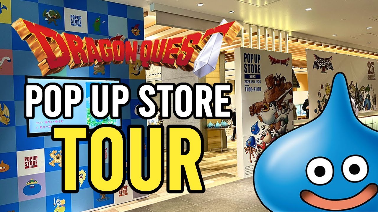BIG IN JAPAN! | Dragon Quest Pop Up Store Tour!