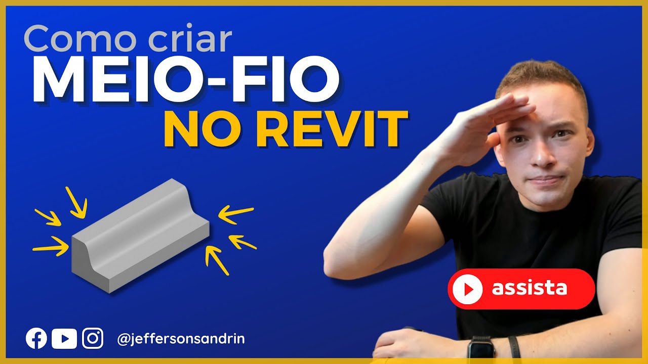 Meio Fio no REVIT | Como criar