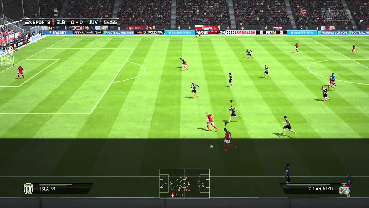 Fifa  14   PS4  match  amichevole   Euroleague   Juve  -  Benfica