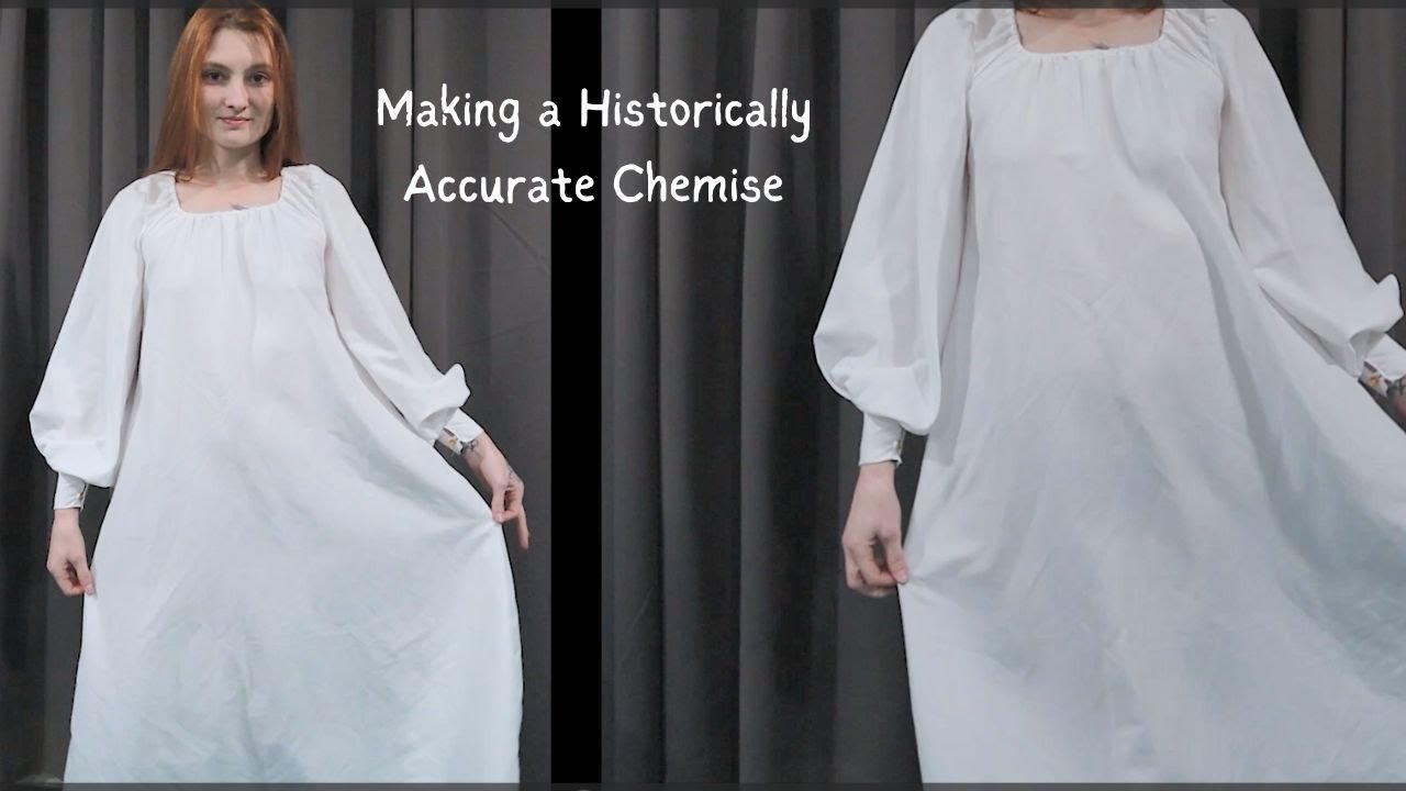 I made a mostly Historically Accurate Chemise (from a bedsheet)