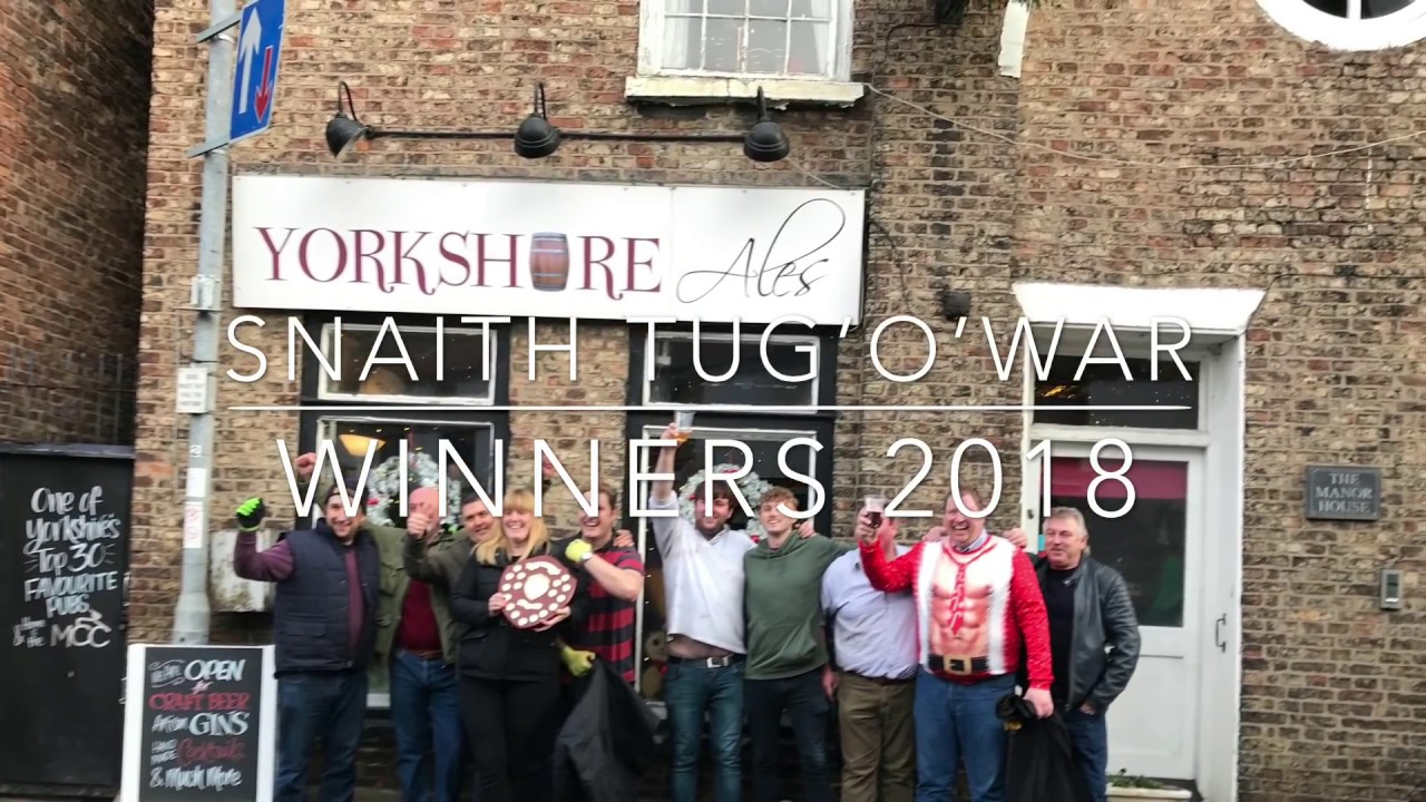 Yorkshire Ales Winners of the Snaith Boxing Day 2018 Tug’O’War
