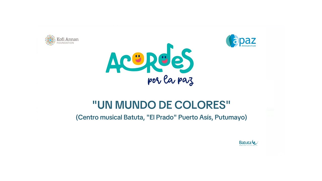 Un mundo de colores (Centro musical Batuta 