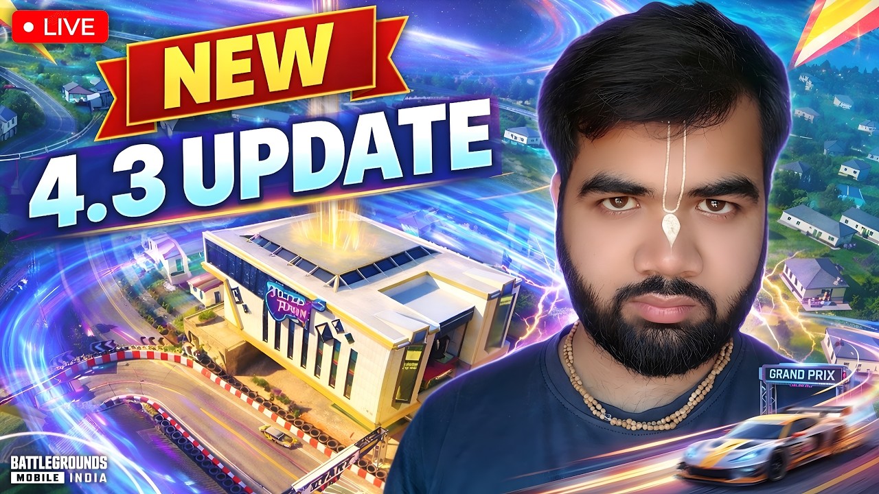 🔴 LIVE BGMI NEW UPDATE 4.3 | Exploring New Update