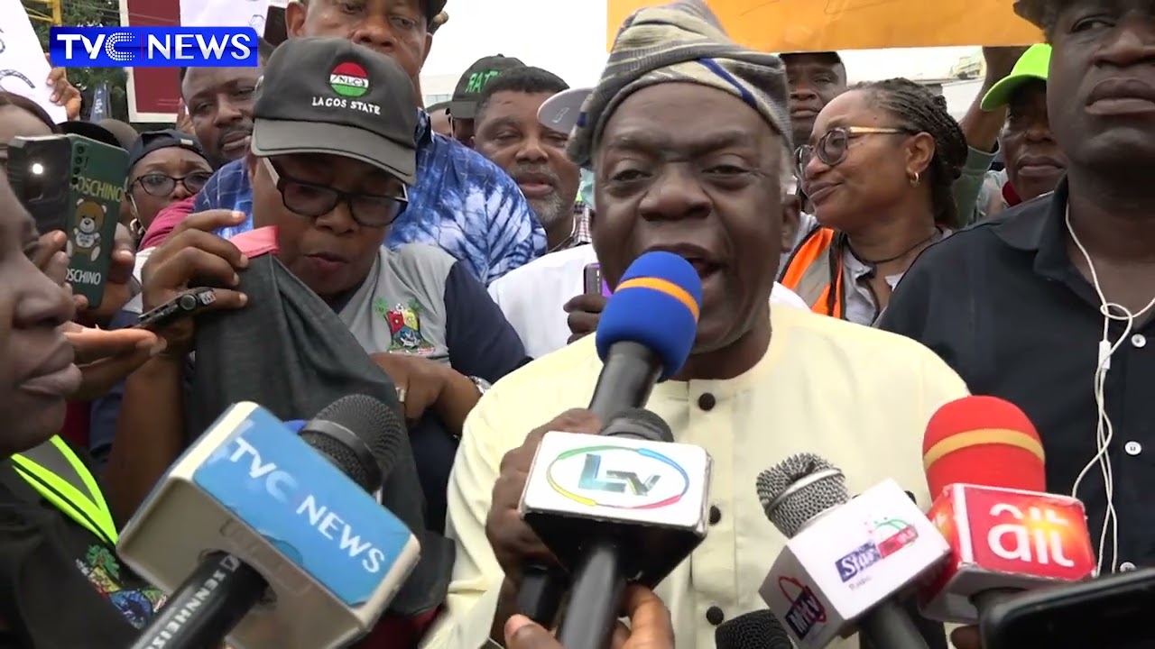 (WATCH) Femi Falana Joins ASUU Protest, Says 