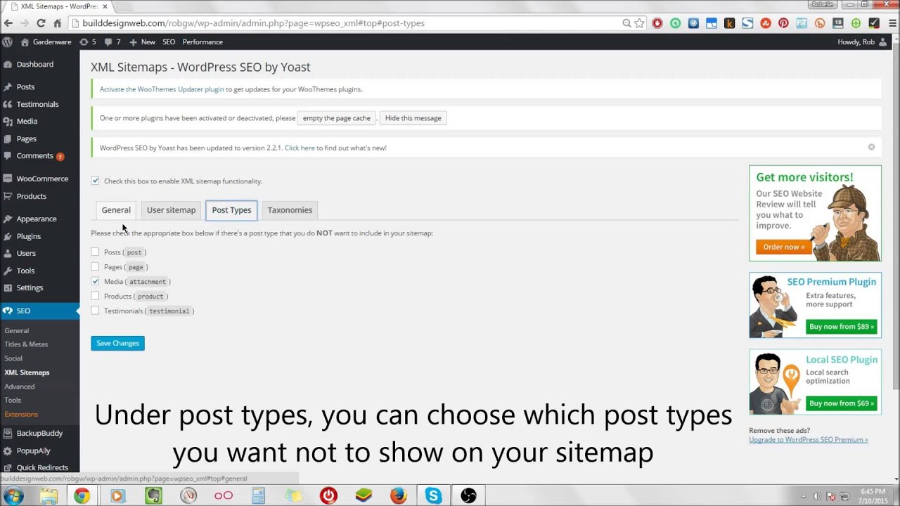 Creating Sitemaps with Google XML sitemaps