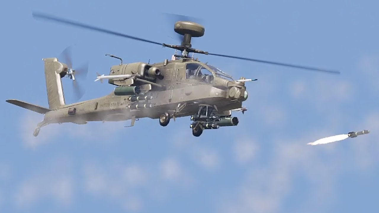 Насколько мощен ударный вертолет AH-64? | Арма 3