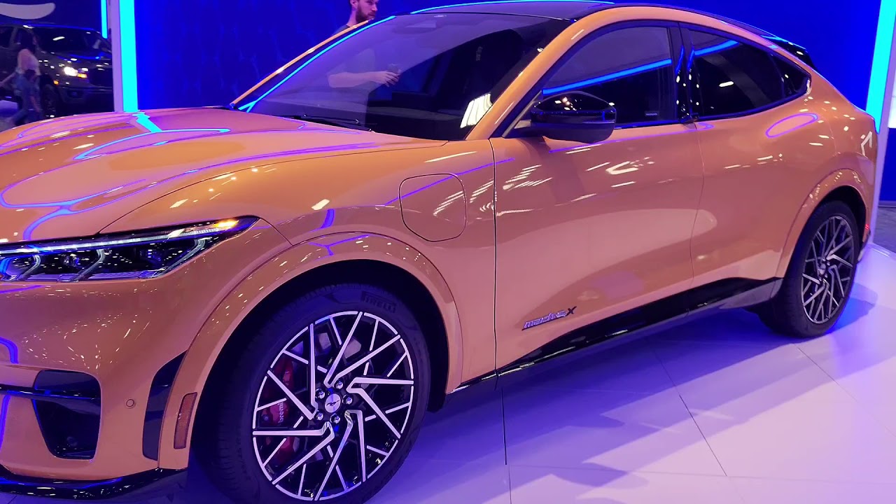 2022 MUSTANG MACH-E GT IN CYBER ORANGE
