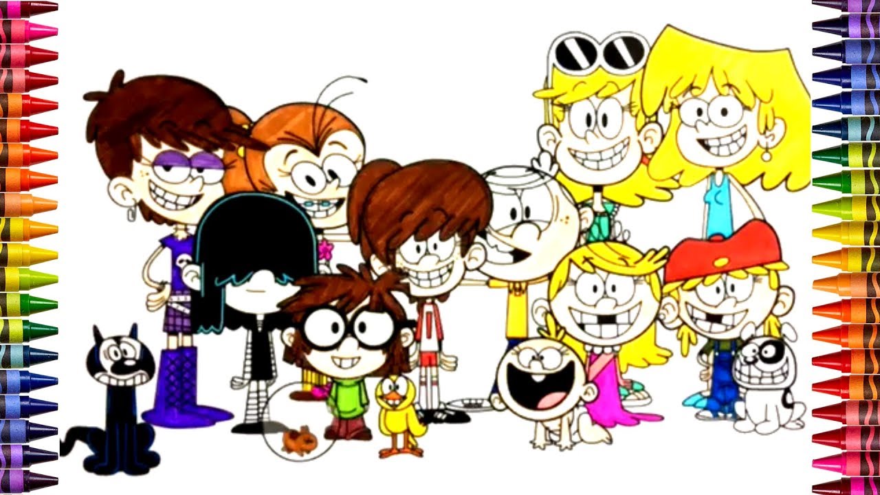 Coloring Couple Presents: The Loud House Kids Compilation |  | How to Color