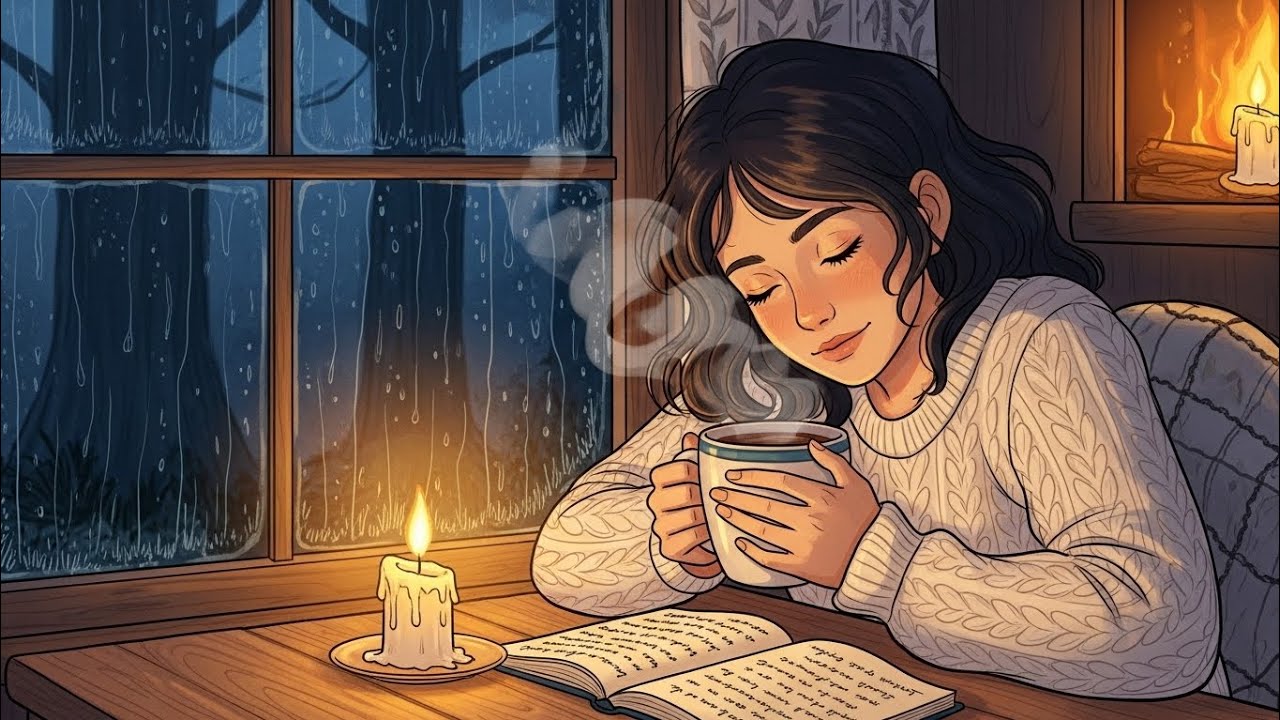 A Rainy Evening Alone — Tea | Candlelight & the Quiet Life I Always Wanted 🕯️🌧️