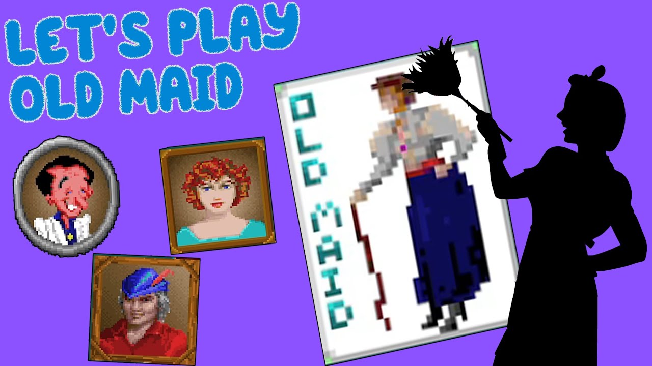 Playing Old Maid Like It's 1993! Sierra Hoyle Classic Card Games Throwback