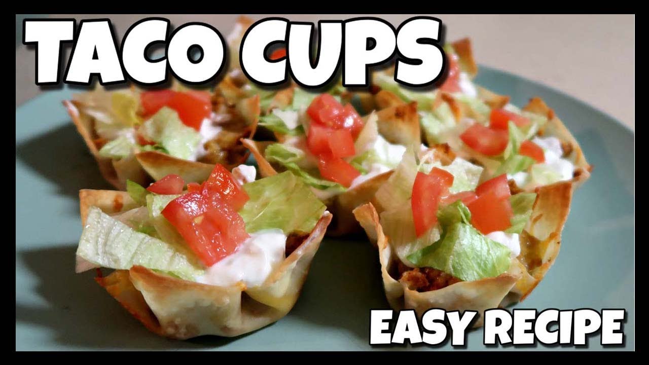 How To Make Taco Cups 📍 How To With Kristin