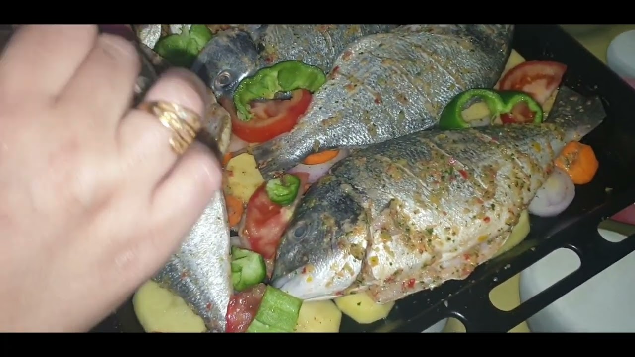 اطعم سمك سبريم او دنيس مشوي زيت وليمون خطيييير
