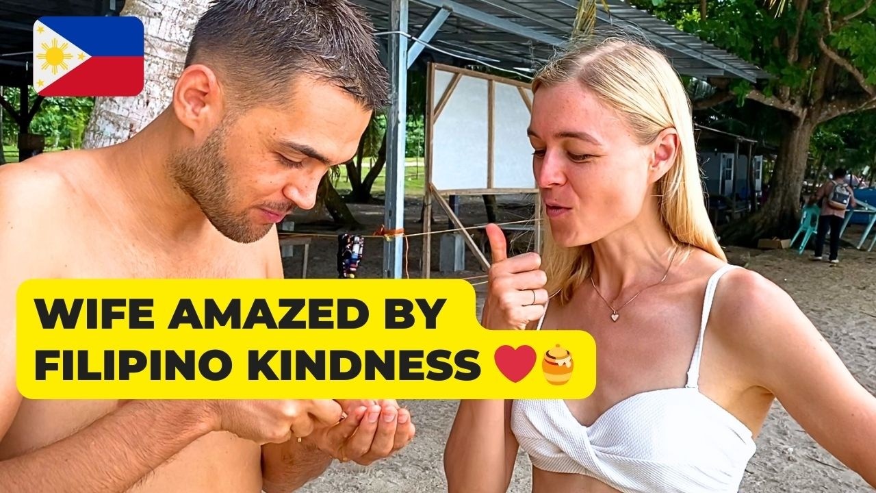 🇵🇭 MY WIFE DIDN'T EXPECT IT FROM THIS FILIPINO BEACH. SHE WAS AMAZED BY FILIPINO KINDNESS