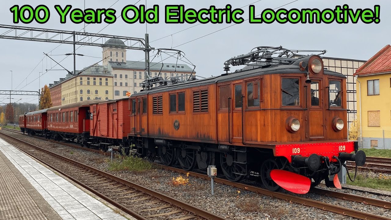 Beautiful 100 Year Old Electric Locomotive that Still Works! | Kristianstad C 8 November 2025!