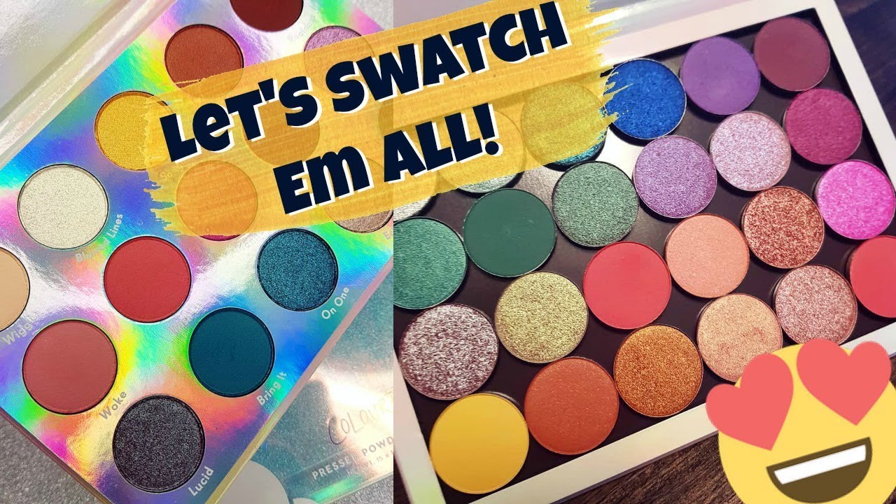 Swatching The New Colourpop Eyeshadows