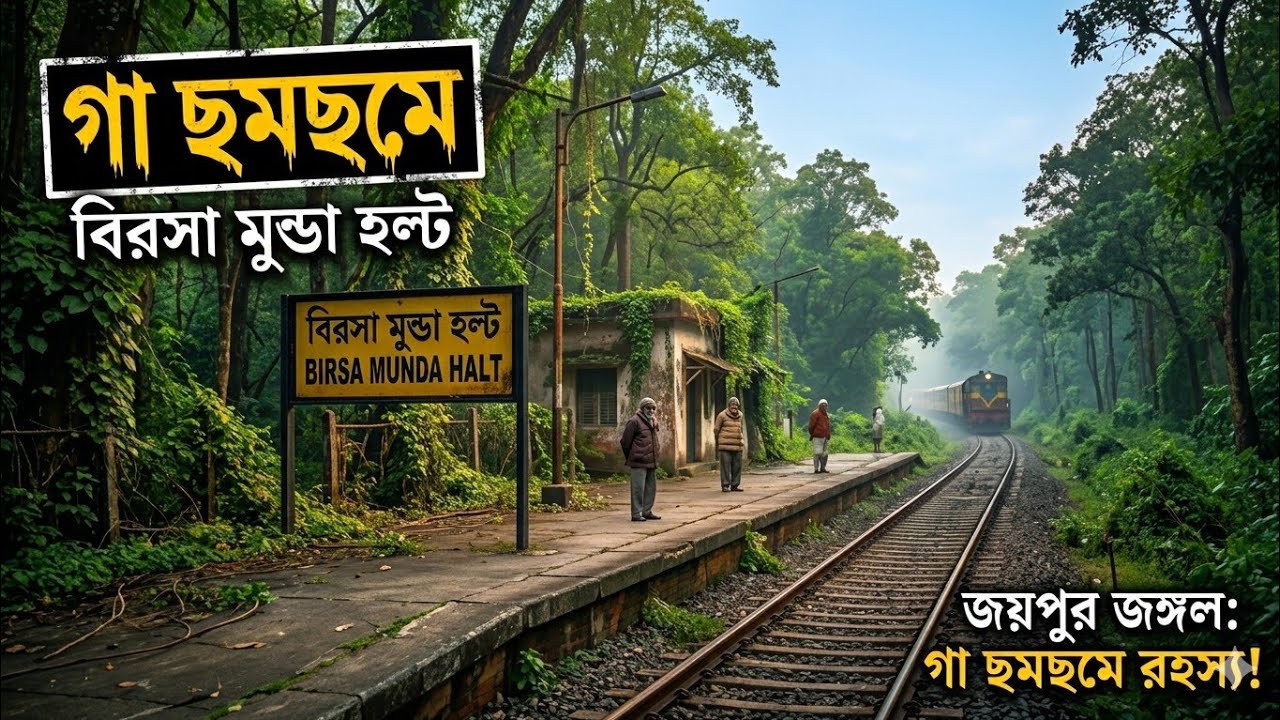 হাওড়া থেকে 3 ঘণ্টা দূরে বিরসা মুন্ডা হল্ট স্টেশন☠️ খুবই ভয়ানক 💀 Birsha Munda Halt | Joypur Forrest