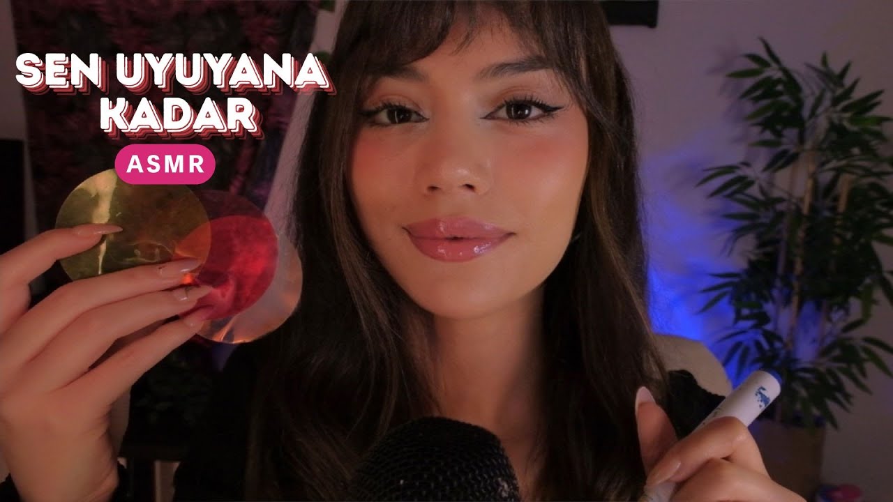 ASMR UYKU GETİRİCİ- Sen Uyuyana Kadar Sorular Soruyorum Ve Dediklerimi Yapıyorsun 😍