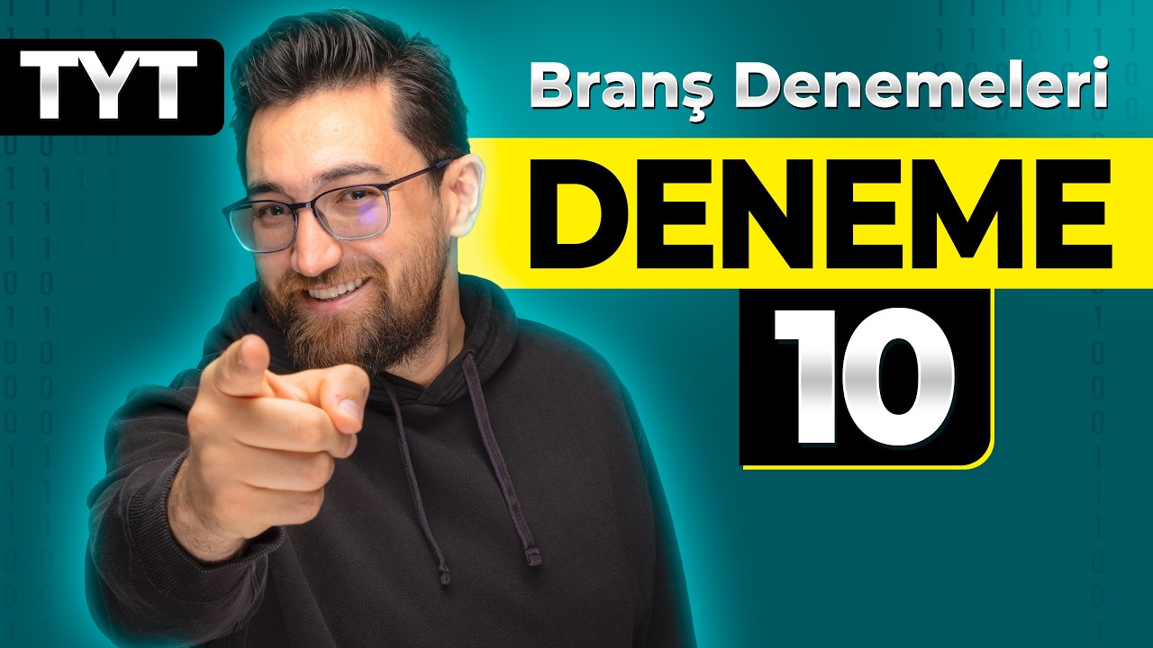 TYT Matematik 10&rsquo;lu Branş Denemesi | 10.Deneme &Ccedil;&ouml;z&uuml;mleri