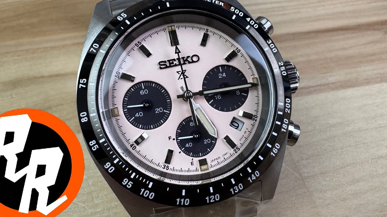 Хронограф Seiko SSC963 Pink Solar (изысканные часы)