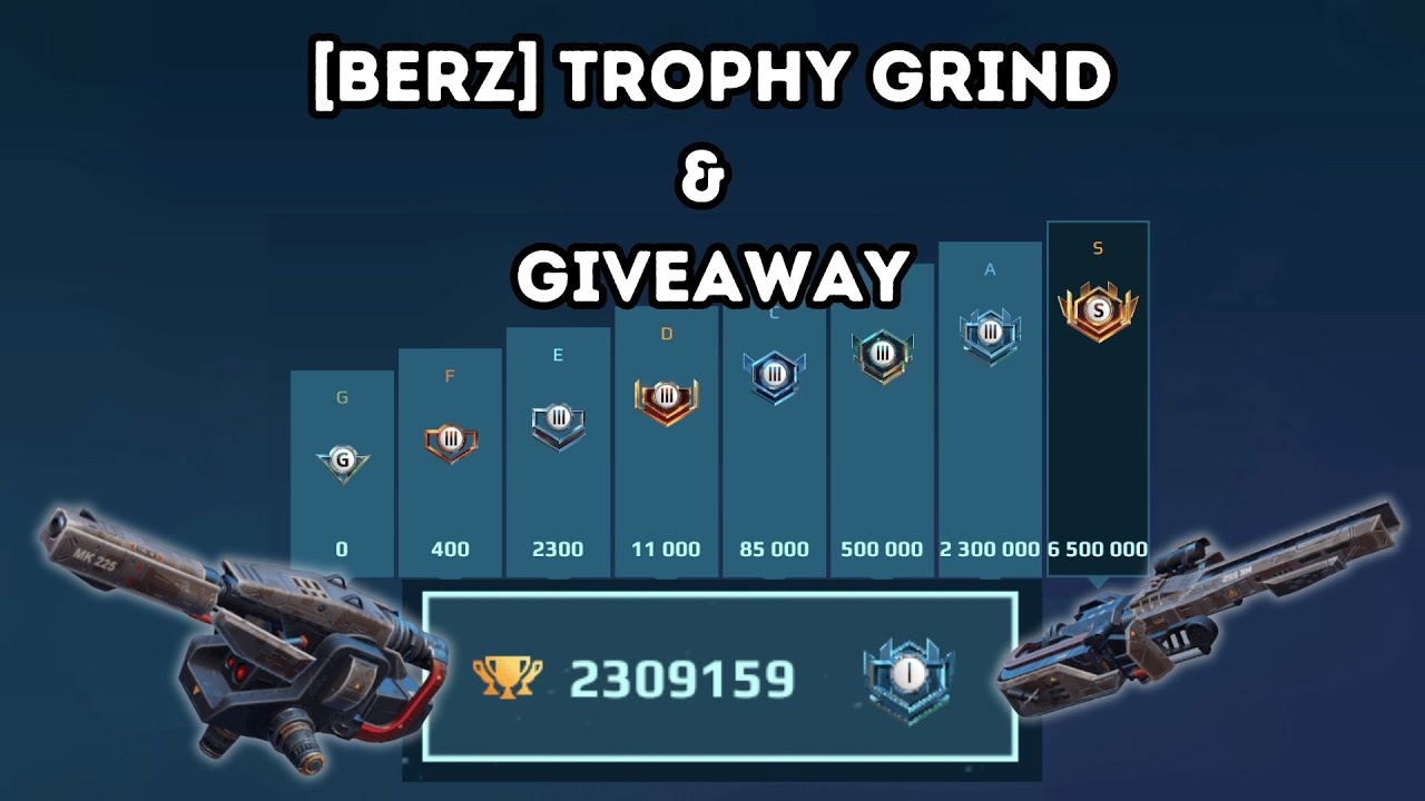 🔥 Trophy Grind |  Road to 2,315,000  in War Robots & Venire / Vincere Giveaway