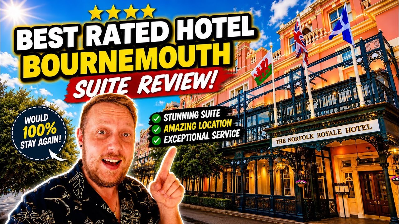 BEST RATED HOTEL in Bournemouth... The Norfolk Royale Hotel... UPGRADED to a Junior Suite EP 57