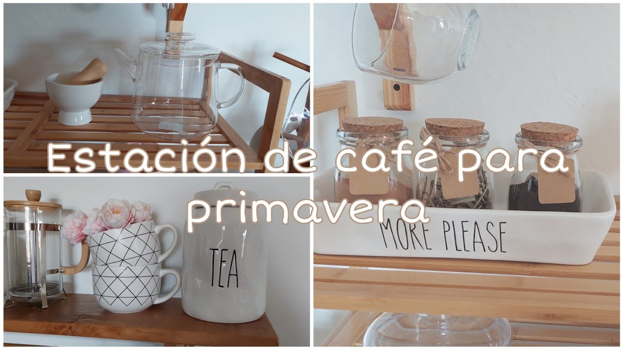 Decorando mi estación de café para esta primavera 🌸