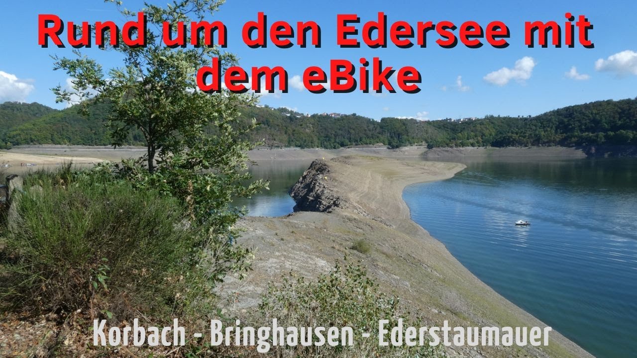 mit dem eBike von Korbach um den Edersee